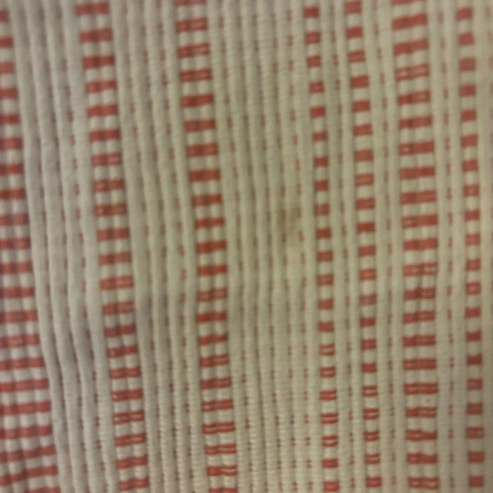 Lauren Striped Red and Cream Pillow Case set of 2